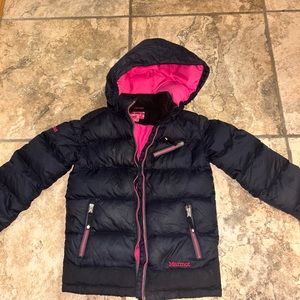 Marmot Girls' 650 Down Puffer Hooded Jacket
